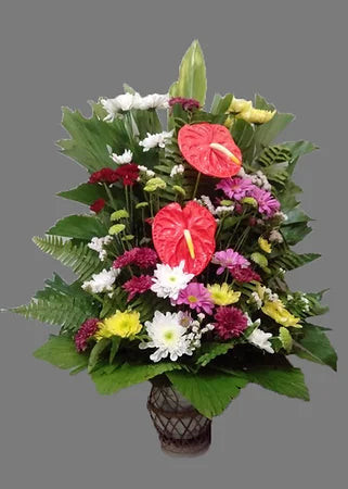 Large Arrangement of White Mums